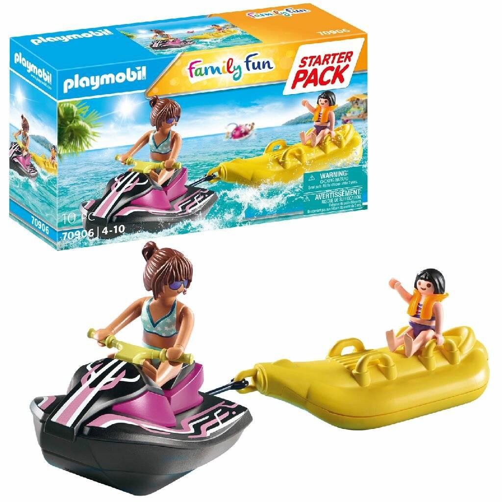 PLAYMOBIL 70906 Family Fun Starter Pack Wasserscooter mit Bananenboot