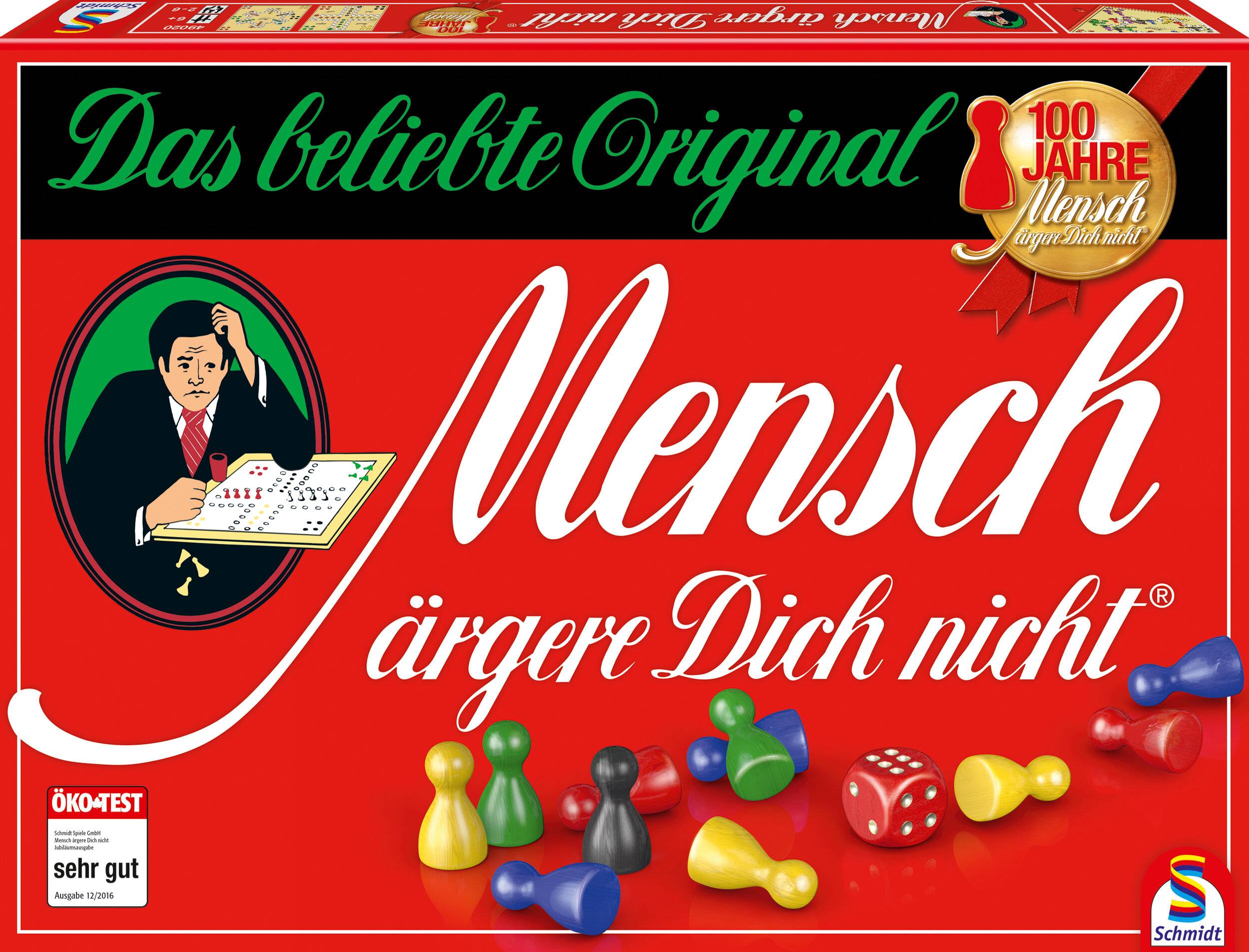 Schmidt Spiele Mensch Ã ¤ rgere dich nicht - JubilÃ ¤ umsausgabe, Brettspiel