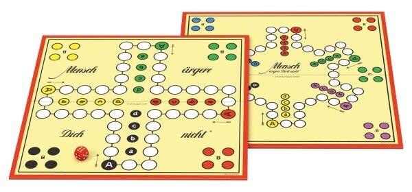 Schmidt Spiele Mensch Ã ¤ rgere dich nicht - JubilÃ ¤ umsausgabe, Brettspiel