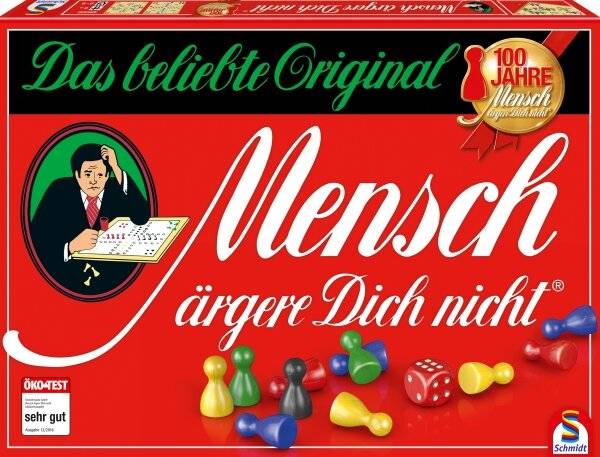 Schmidt Spiele Mensch Ã ¤ rgere dich nicht - JubilÃ ¤ umsausgabe, Brettspiel