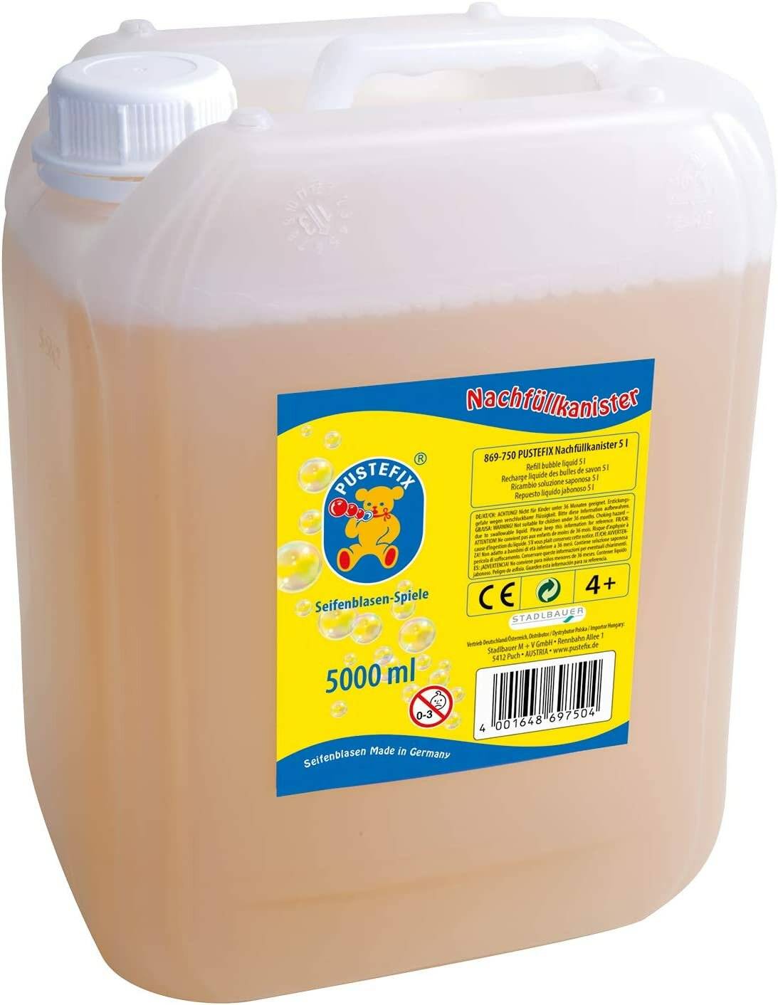 Pustefix NachfÃ ¼ llkanister 5 Liter, Seifenblasen