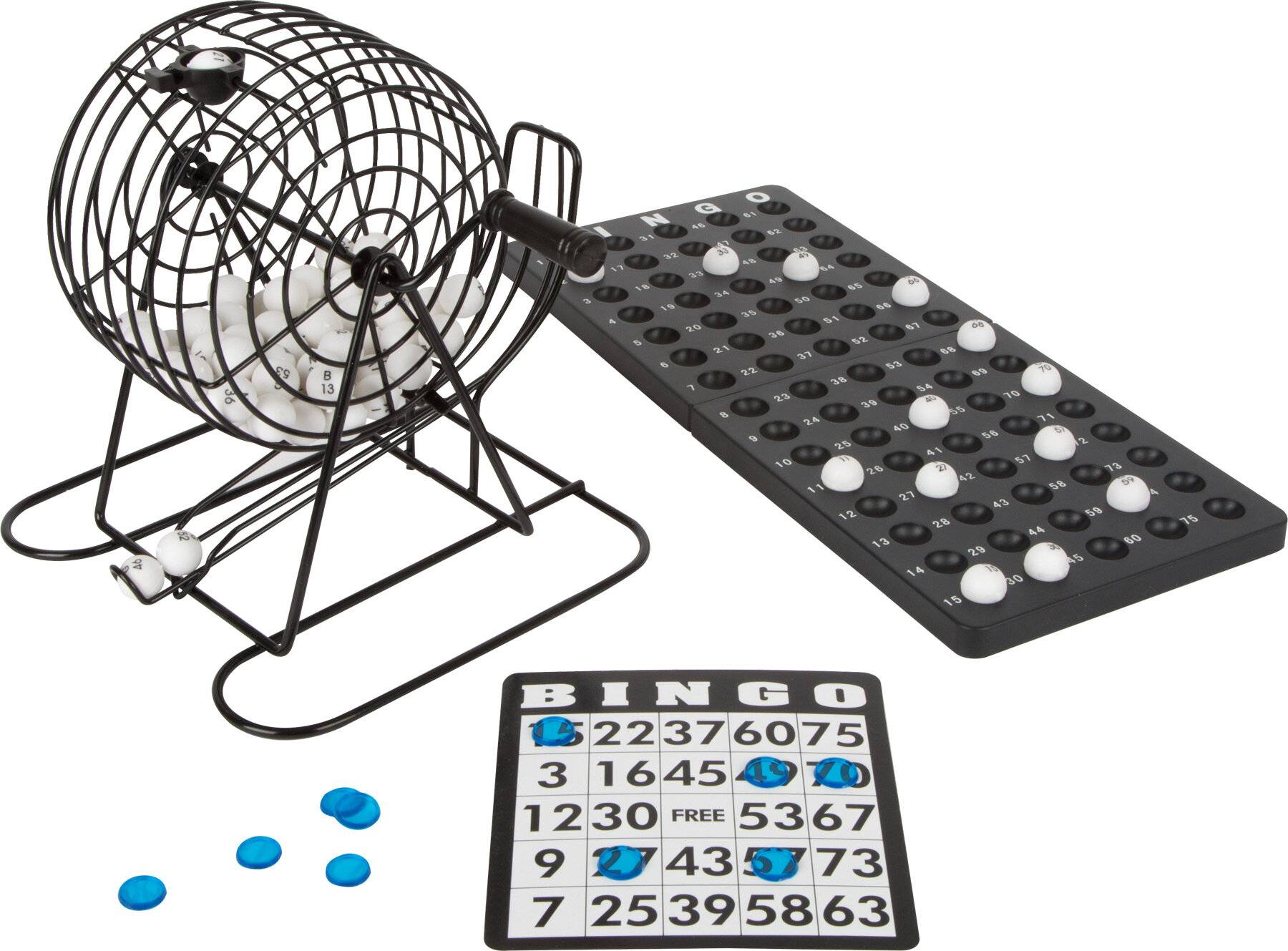 Bingotrommel mit Zubehör
