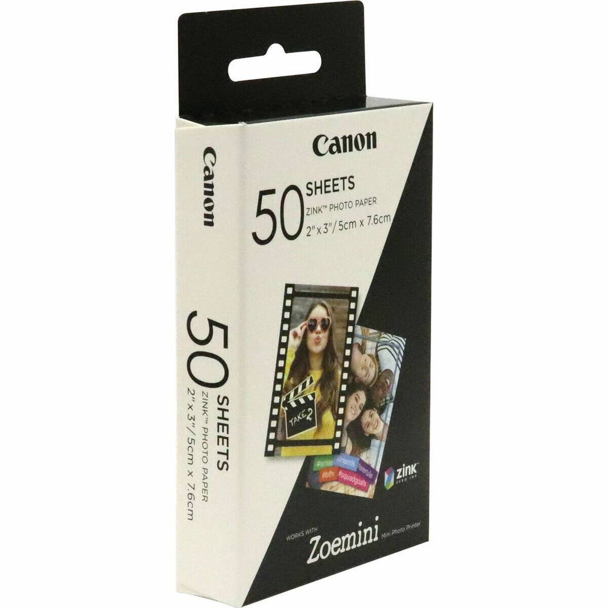 Canon Zink Self Adhesive Photo Paper - Pack Of 50 Sheets