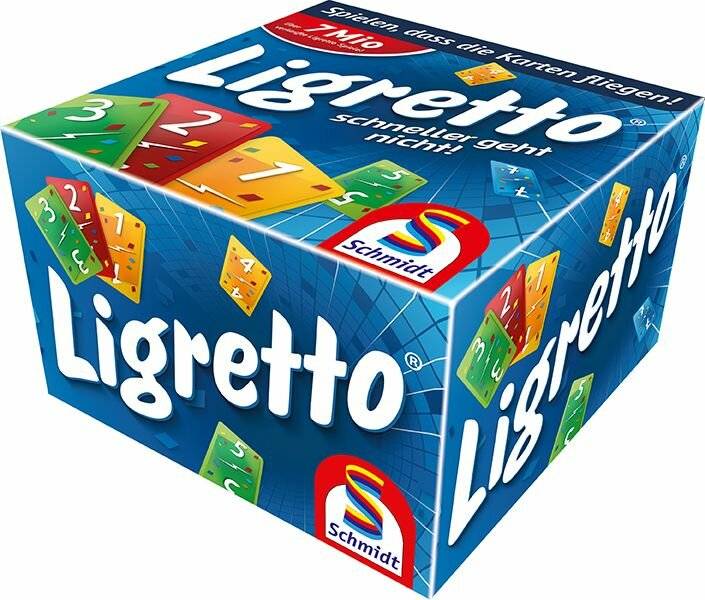 Schmidt Spiele Ligretto, Kartenspiel (blau)