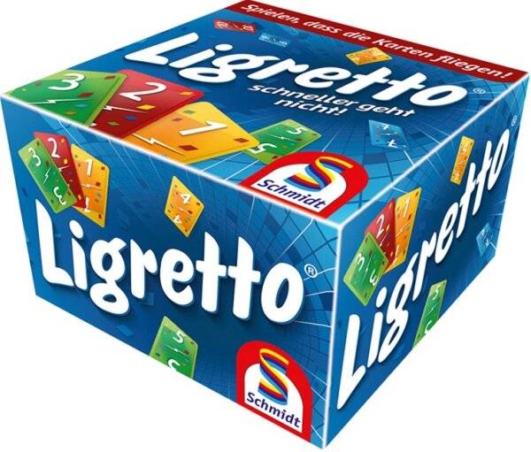 Schmidt Spiele Ligretto, Kartenspiel (blau)