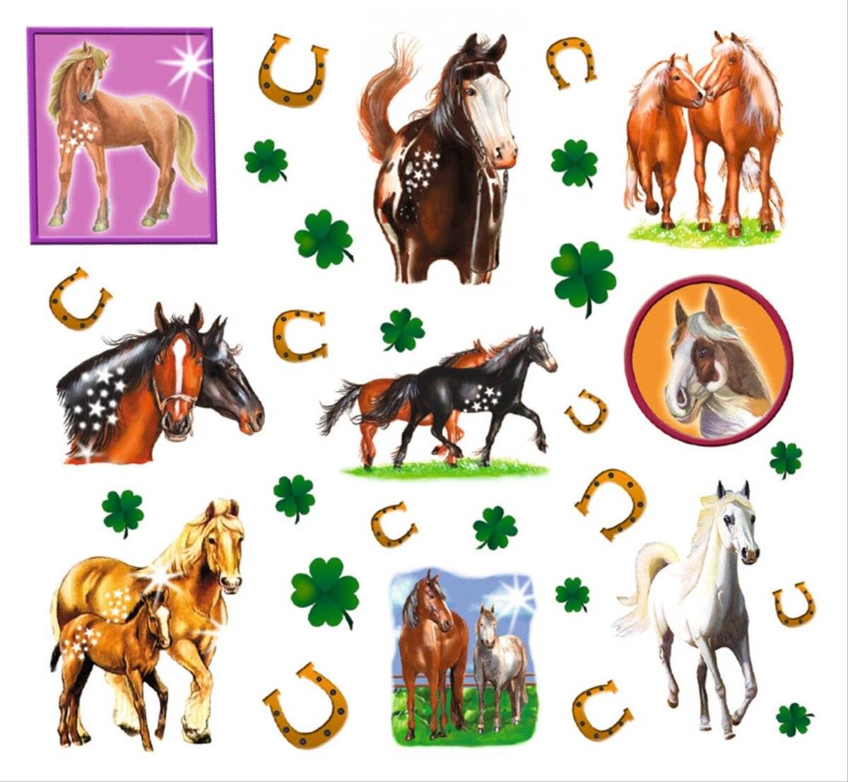Ravensburger Malen Nach Zahlen 28566 - Glückliche Pferde -