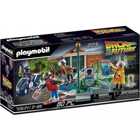 PLAYMOBIL 70634 Back to the Future Verfolgung mit Hoverboard, Konstruktionsspielzeug
