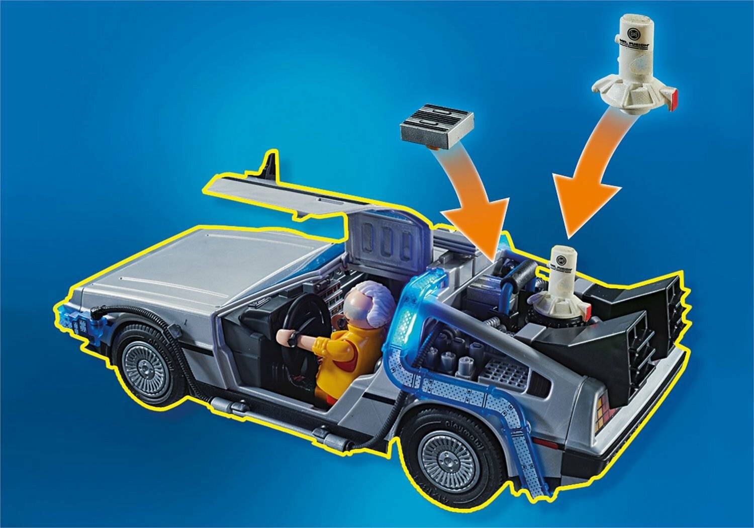 PLAYMOBIL 70634 Back to the Future Verfolgung mit Hoverboard, Konstruktionsspielzeug