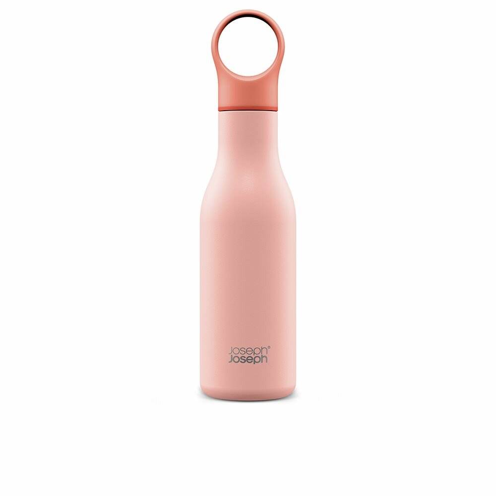 Joseph Joseph Loop Vakuumisolierte Trinkflasche coral 500ml