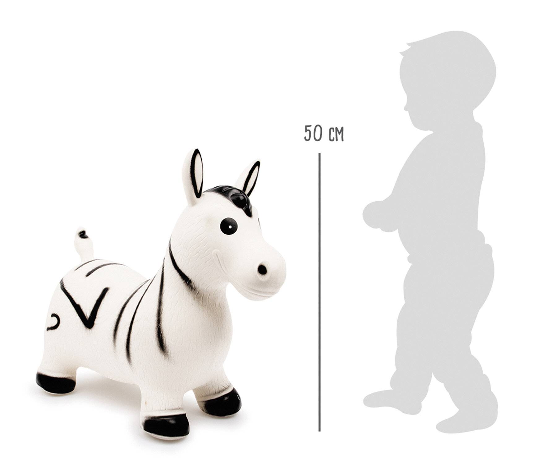 Hüpftier Zebra