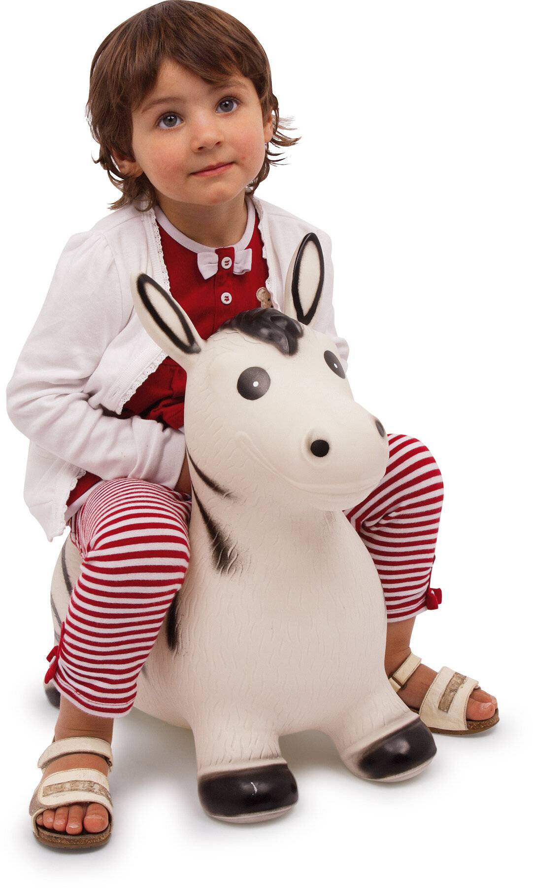 Hüpftier Zebra
