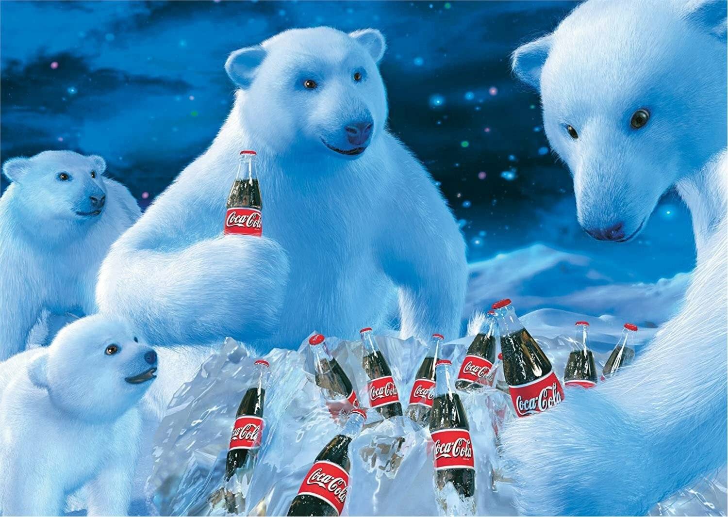 Coca Cola - Polarbären - 1000 Teile Puzzle