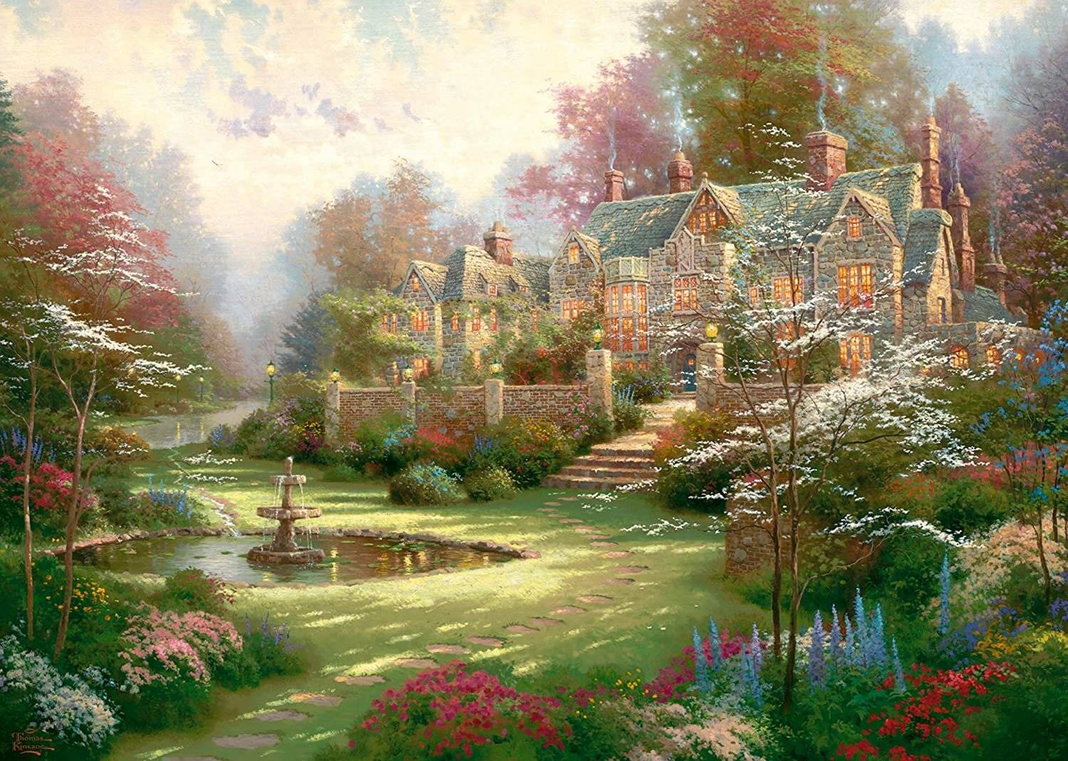 Thomas Kinkade - Landsitz - 2000 Teile Puzzle