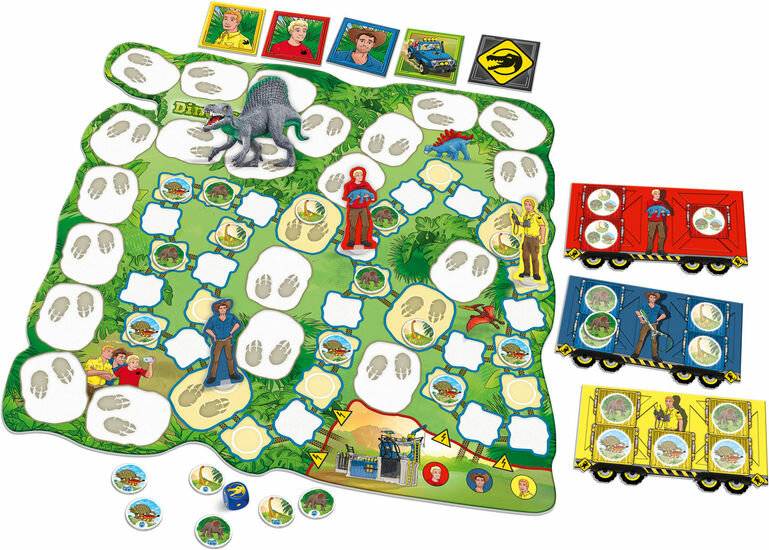 Schleich, Dinosaurs, Die rasante Dino-Rallye - Kinderspiel