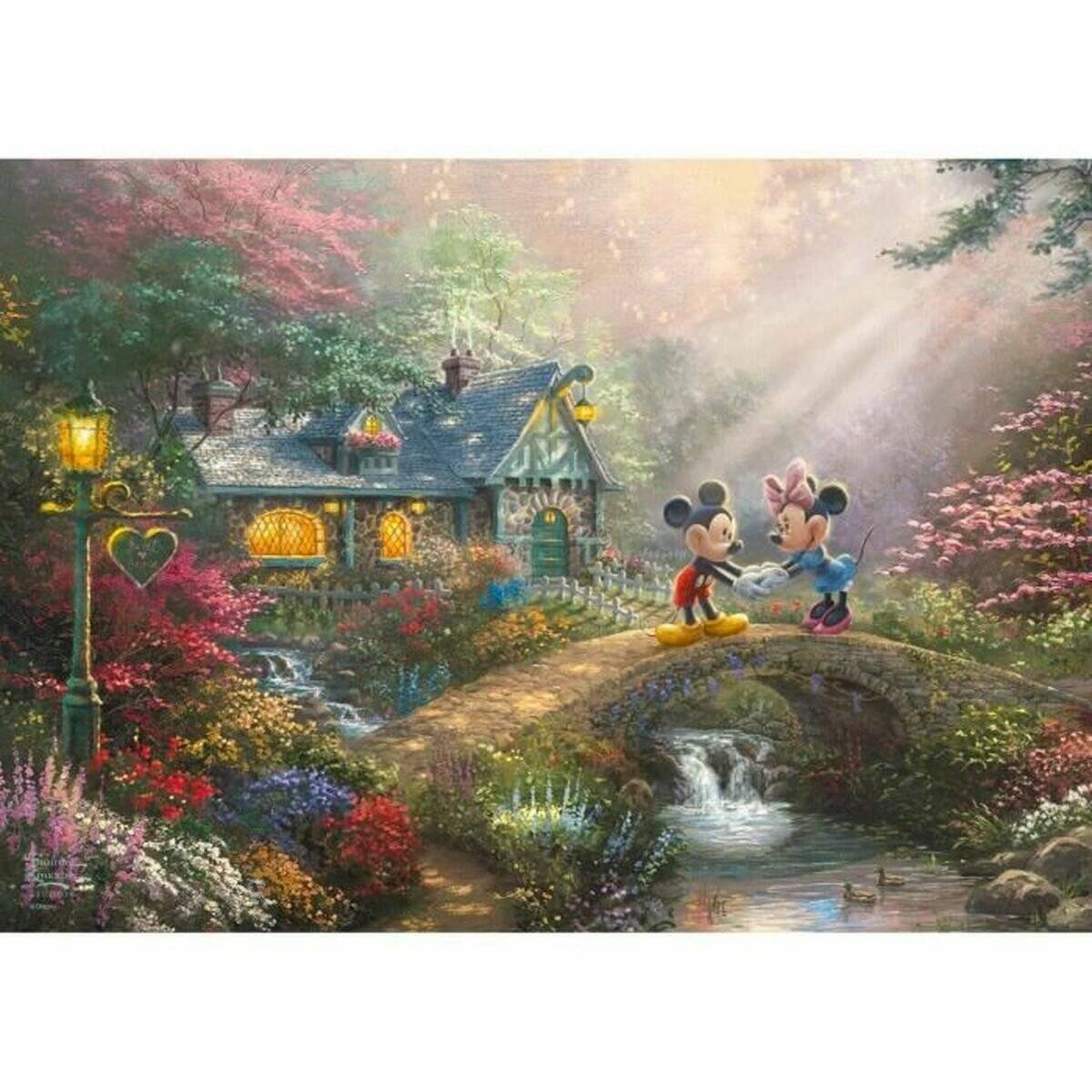 Mickey & Minnie in der Nostalgie Metalldose (500 Teile)