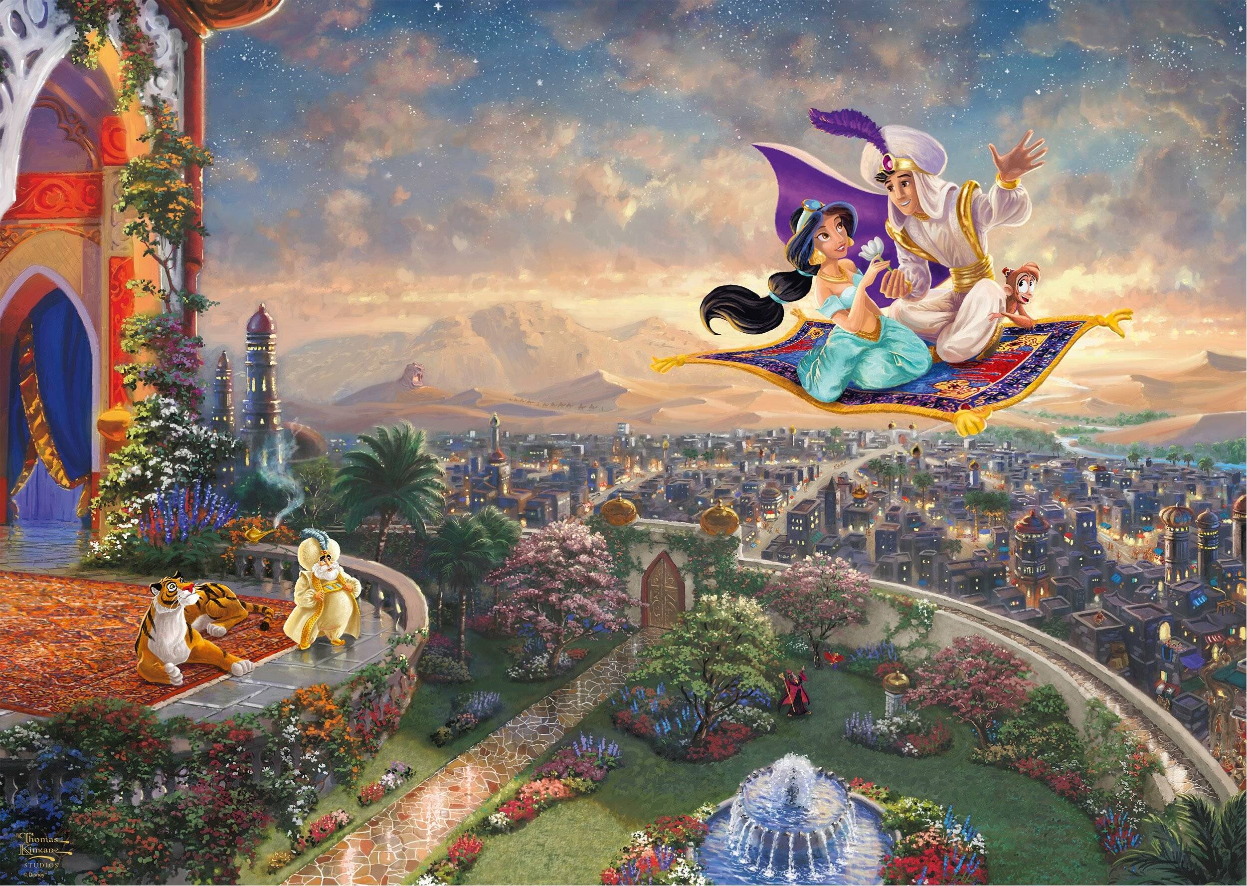 Thomas Kinkade Studios: Disney - Aladdin (1000 Teile)
