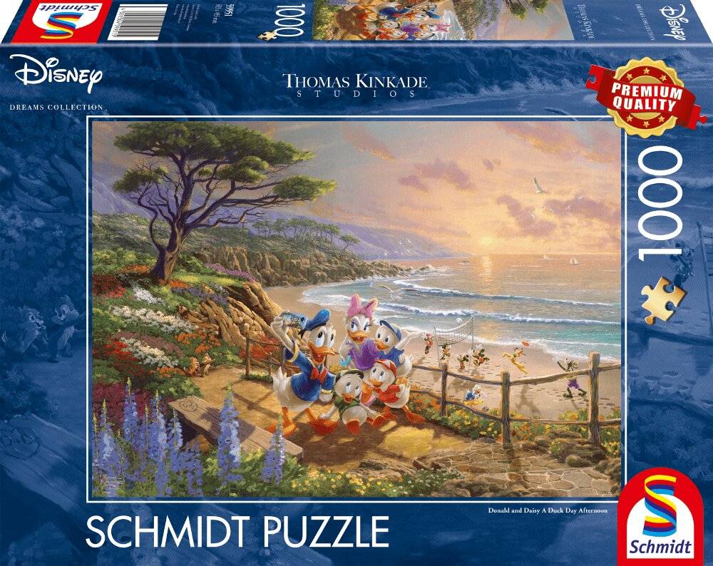 Thomas Kinkade Studios: Disney - Donald and Daisy A Duck Day Afternoon (1000 Teile)