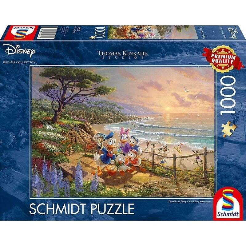Thomas Kinkade Studios: Disney - Donald and Daisy A Duck Day Afternoon (1000 Teile)