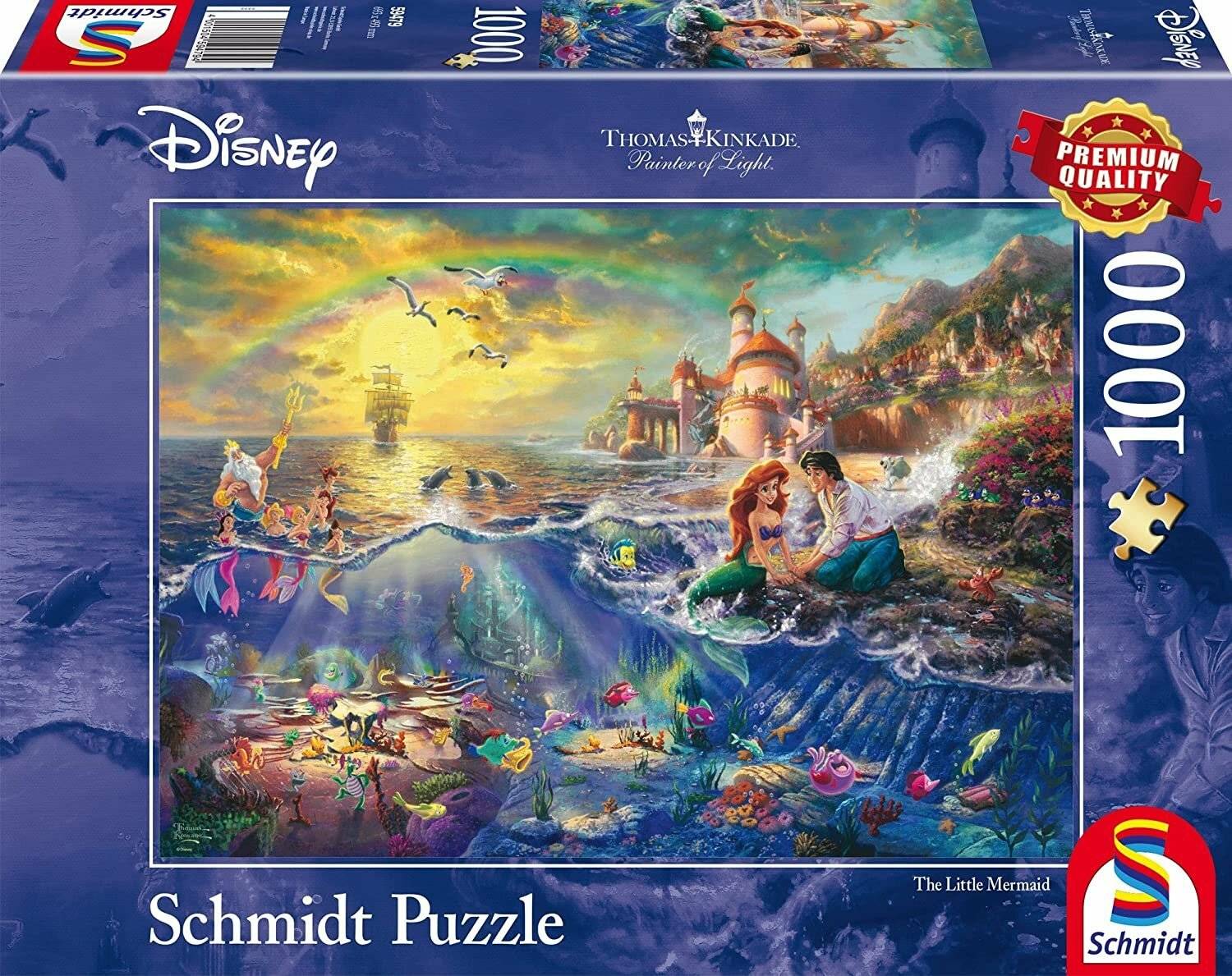 Schmidt Spiele Schmidt Spiele Puzzle Disney Kleine Meerjungfrau, Arielle 1000 Teile