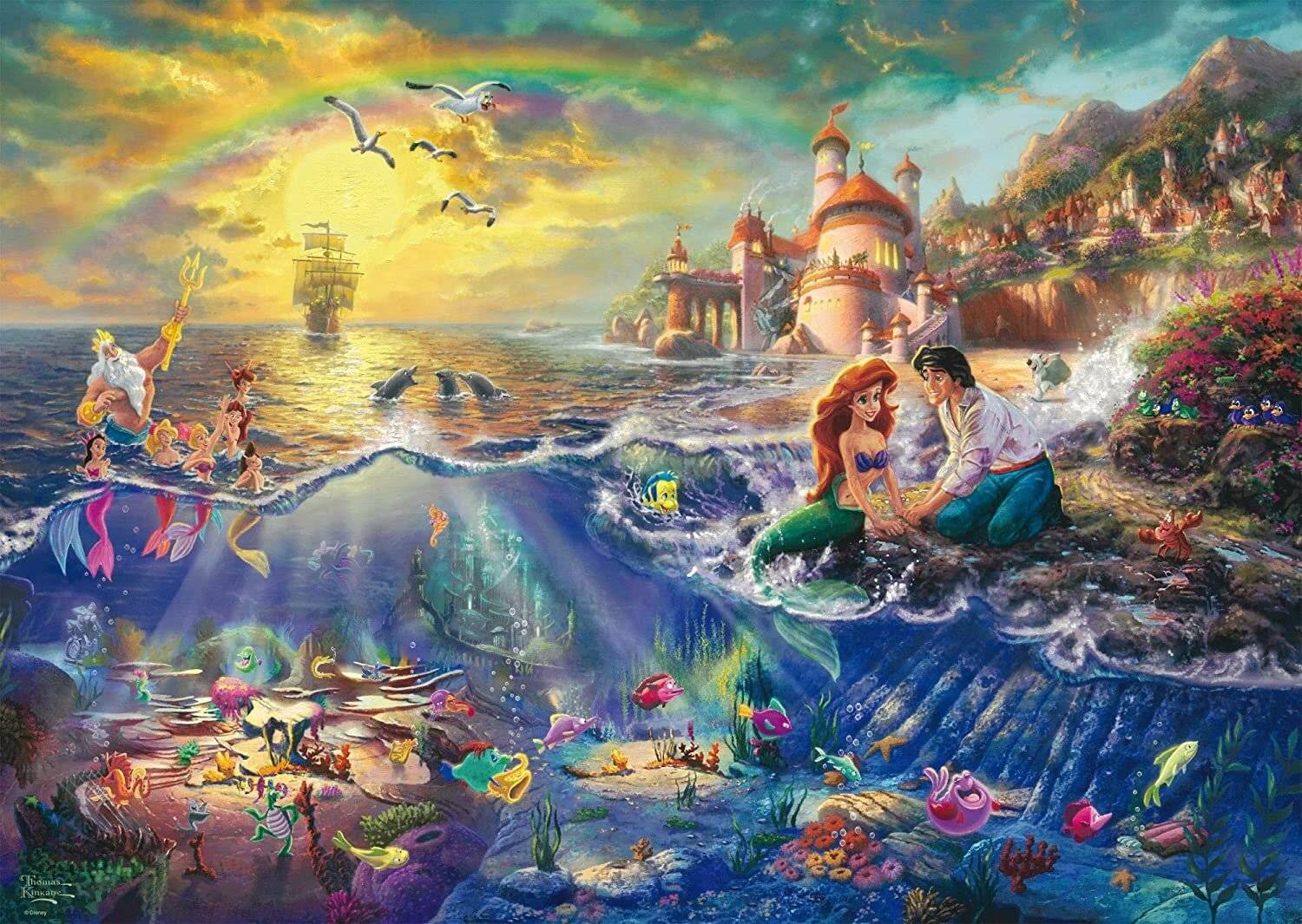 Schmidt Spiele Schmidt Spiele Puzzle Disney Kleine Meerjungfrau, Arielle 1000 Teile