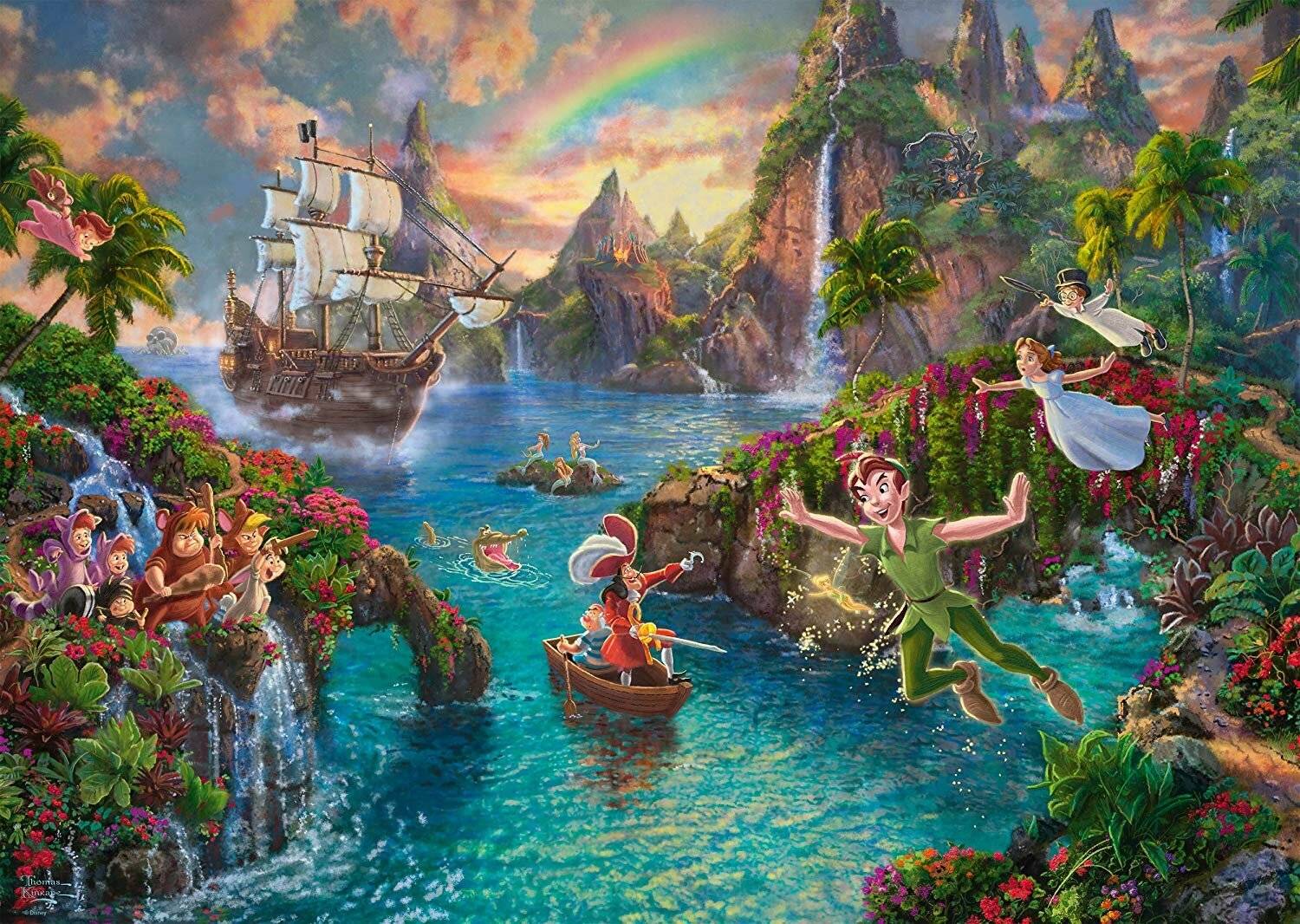 Thomas Kinkade: Painter of Light - Disney, Peter Pan (1000 Teile)