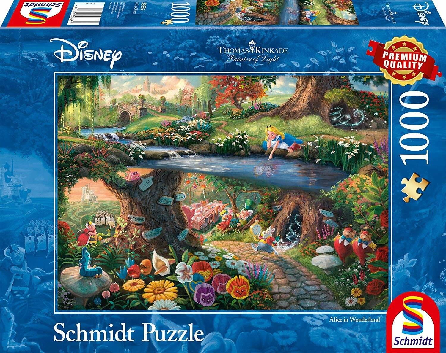 Thomas Kinkade Painter of Light Disney Alice im Wunderland 1000 Teile