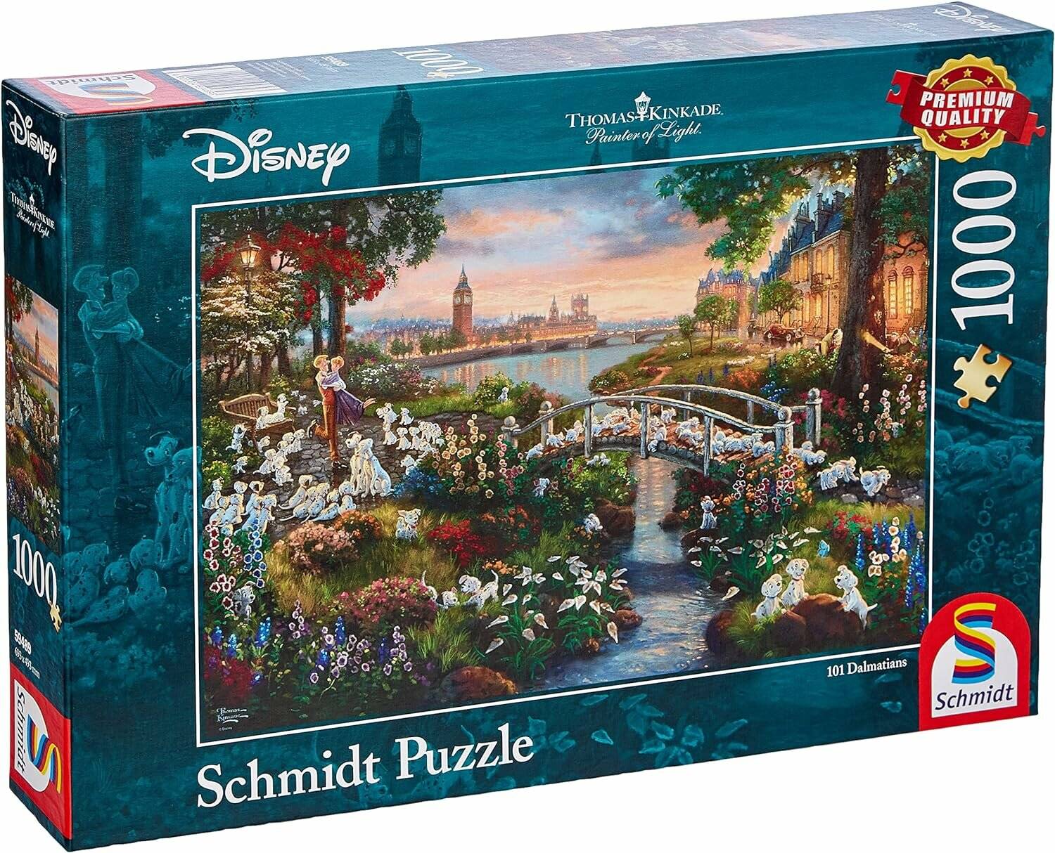 Schmidt Spiele Schmidt Spiele Puzzle Thomas Kinkade Disney 101 Dalmatiner 1.000 Teile