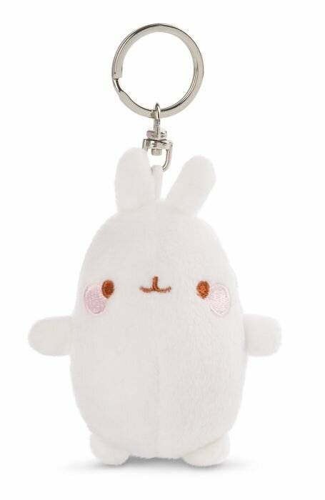 Nici 47740 - Molang - Hase Molang Schlüsselanhänger, 8 cm