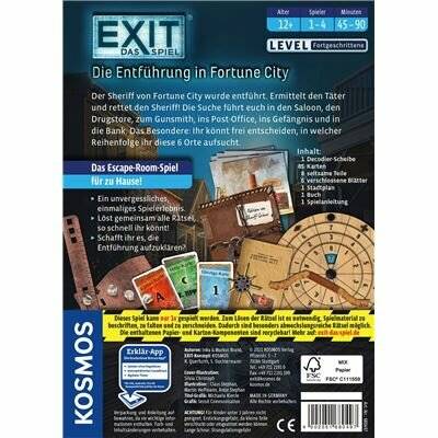 KOSMOS EXIT - Die EntfÃ ¼ hrung in Fortune City, Partyspiel
