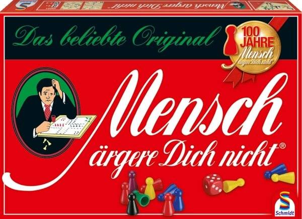 Schmidt Spiele Mensch Ã ¤ rgere Dich nicht, Brettspiel (Standardausgabe)