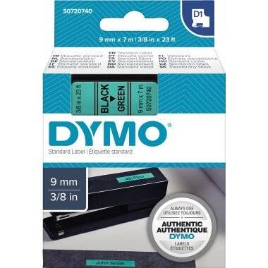 Dymo Schriftband 40919 Green Black Schwarz (S0720740)