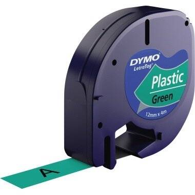 Dymo Schriftband 91204 Plastictape Green (S0721640)