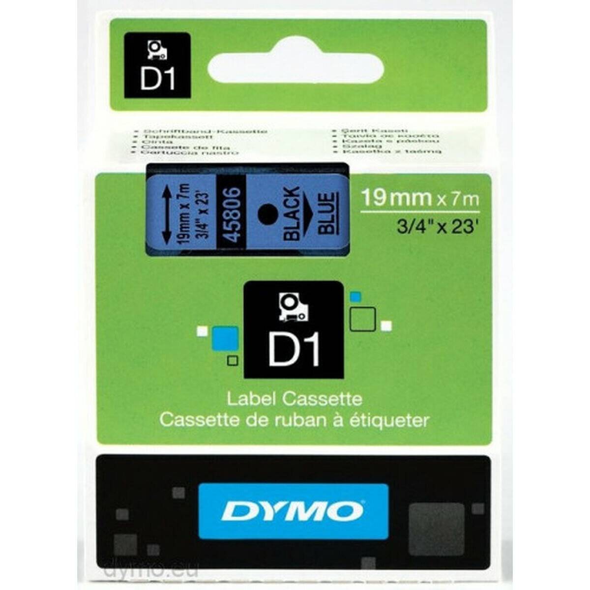 Dymo Schriftband Blue Black 45806 (S0720860)
