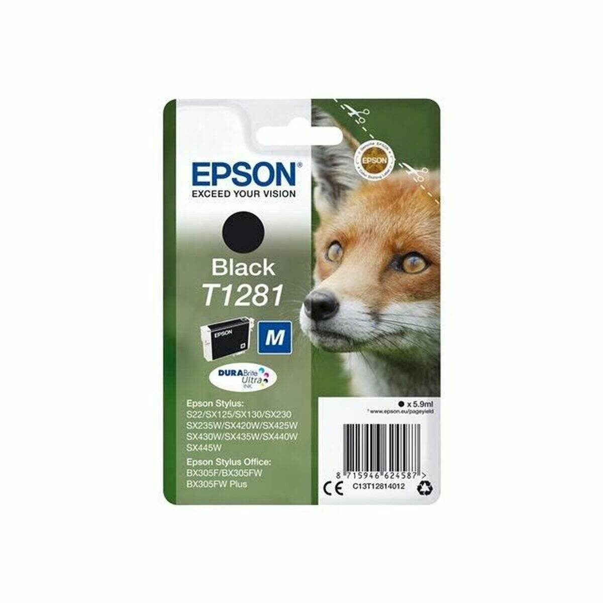 Epson Epson Ink Black Schwarz (C13T12814012)