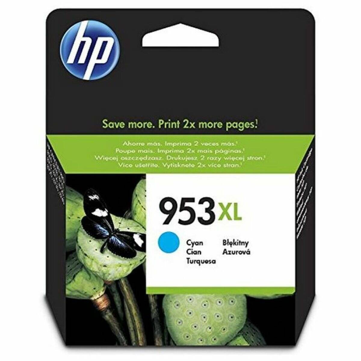 HP Ink No 953 HP953 HP 953 XL Cyan (F6U16AE)