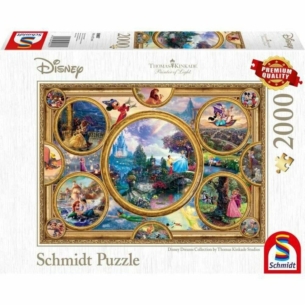 Schmidt Spiele Schmidt Spiele Puzzle Thomas Kinkade Disney Dreams Collection, 2000 Teile