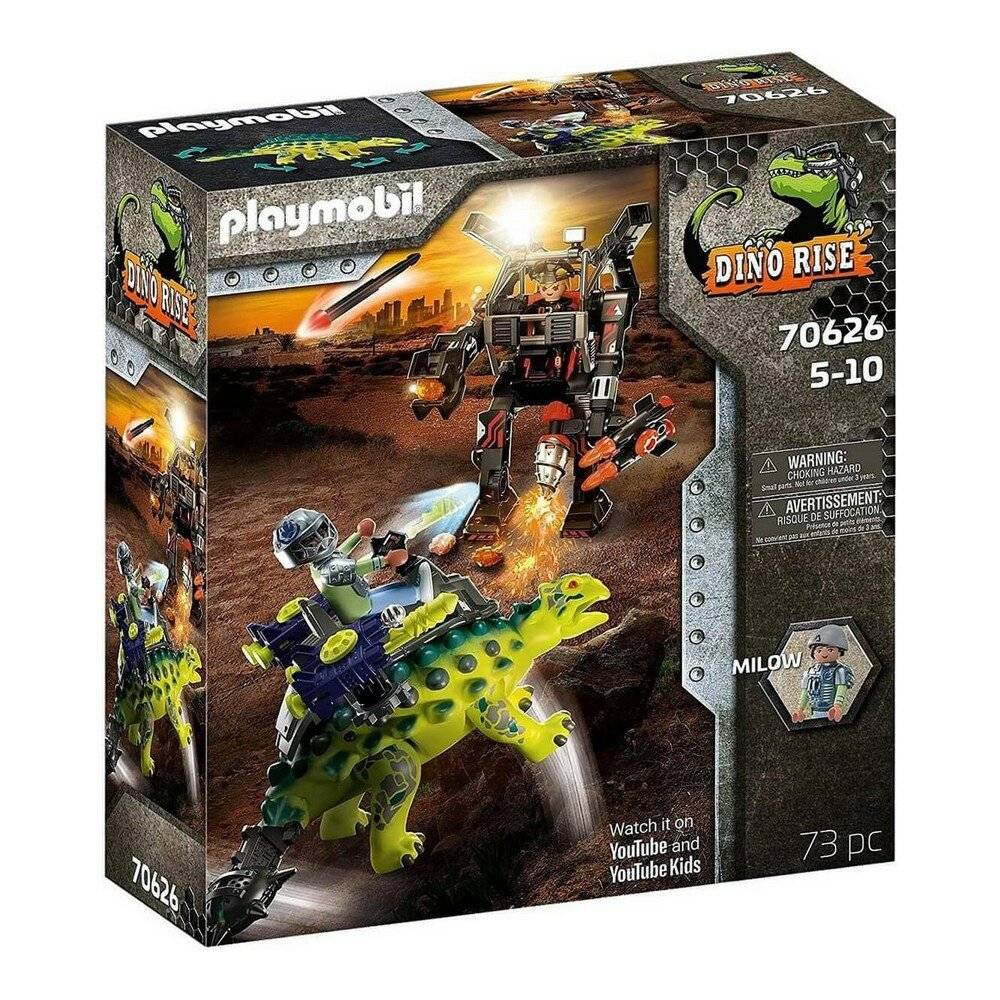PLAYMOBIL 70626 Dino Rise Saichania: Abwehr des Kampfläufers