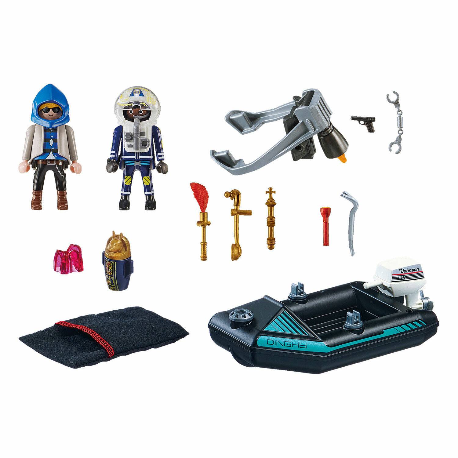 PLAYMOBIL 70782 Polizei Jetpack: Festnahme des Kunsträ ubers