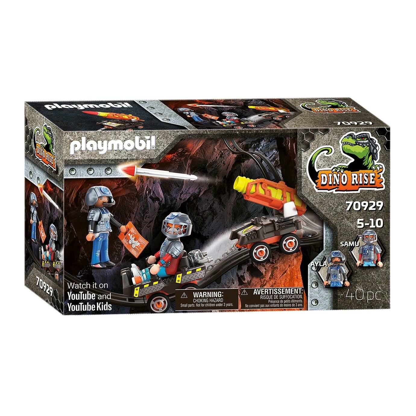 PLAYMOBIL 70929 Dino Rise Dino Mine Raketenkart