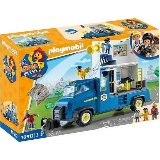 PLAYMOBIL 70912 DUCK ON CALL Polizei Truck, Konstruktionsspielzeug