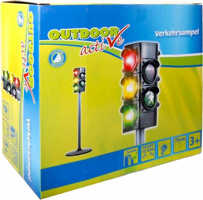 Vedes Outdoor active Verkehrsampel mit Funktion, Hö he 75 cm