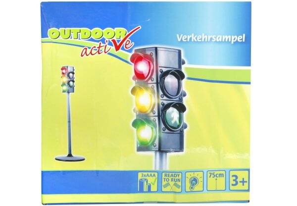Vedes Outdoor active Verkehrsampel mit Funktion, Hö he 75 cm