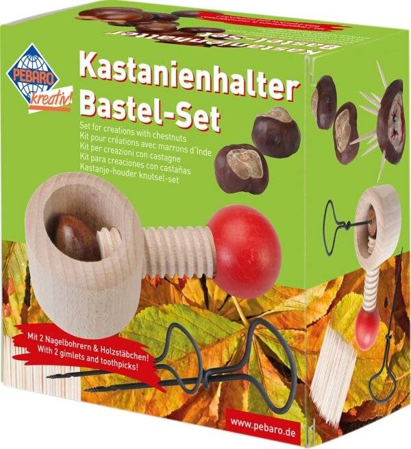 Kastanien Halter plus Bohrer