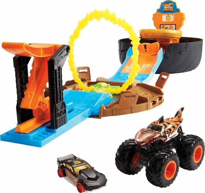 HW Monster Trucks Stunt Reifen Spielset