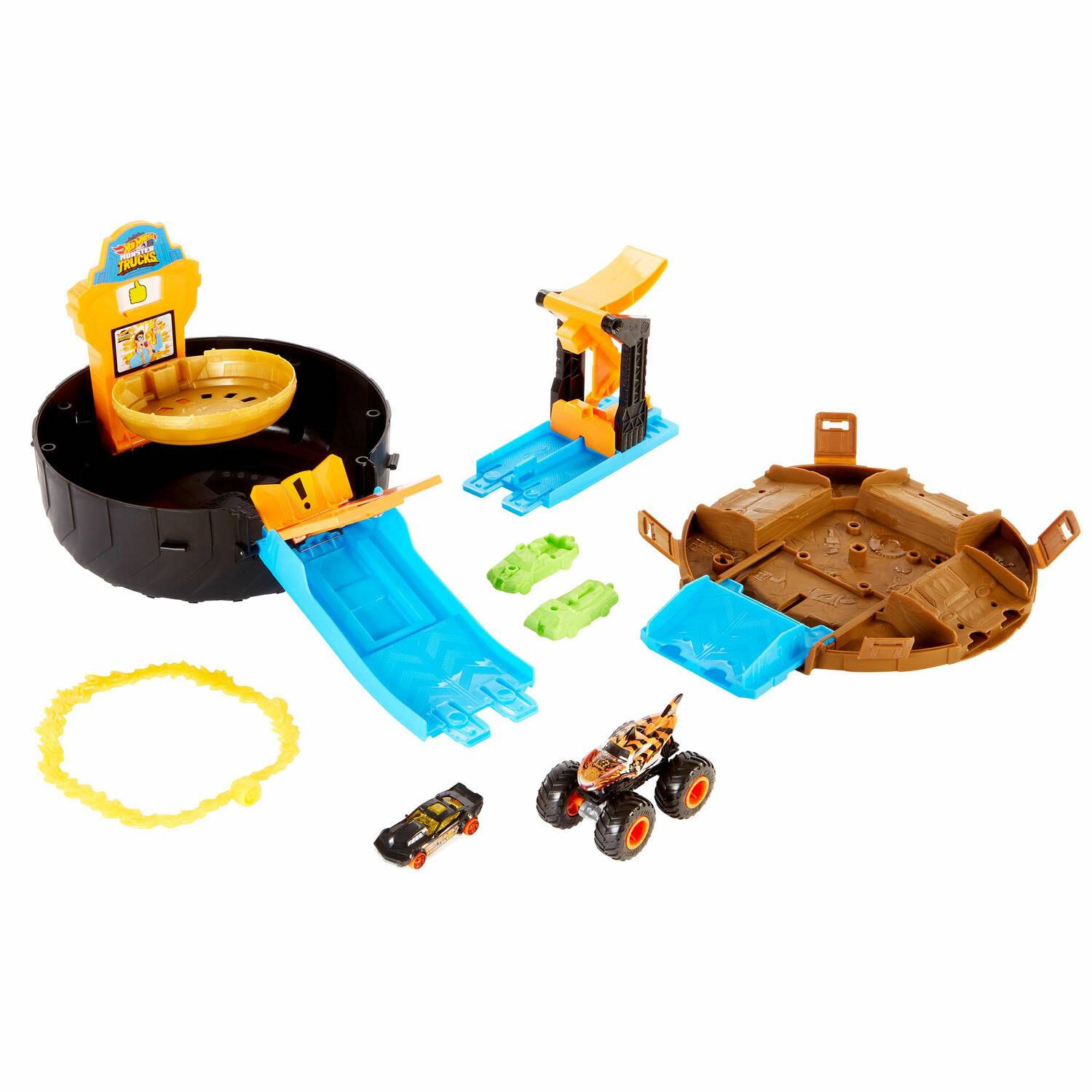 HW Monster Trucks Stunt Reifen Spielset
