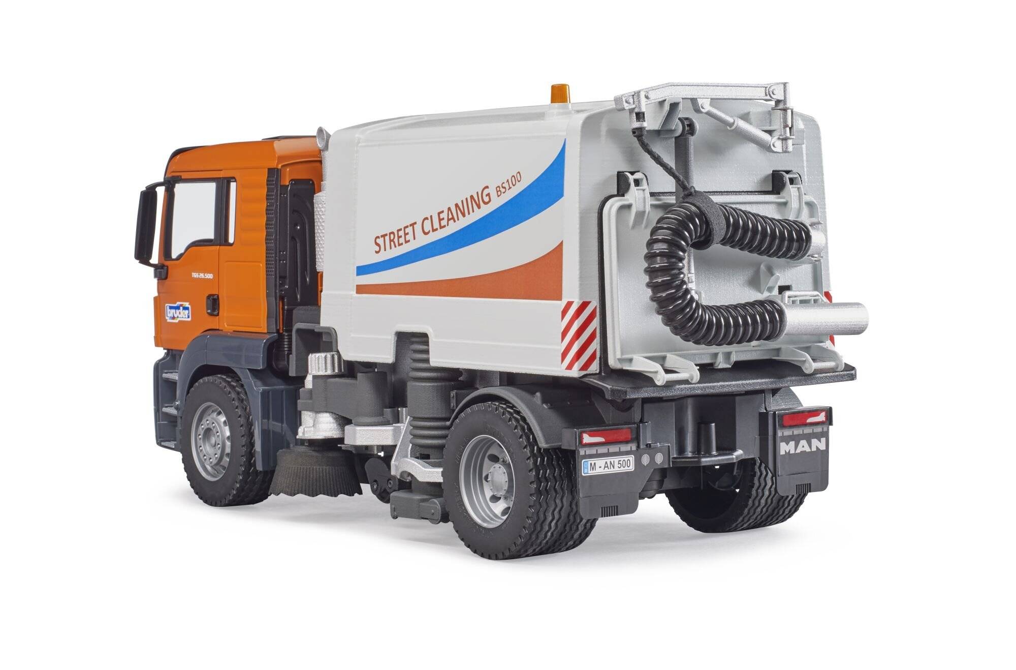 bruder MAN TGS LKW StraÃ  enreinigung, Modellfahrzeug