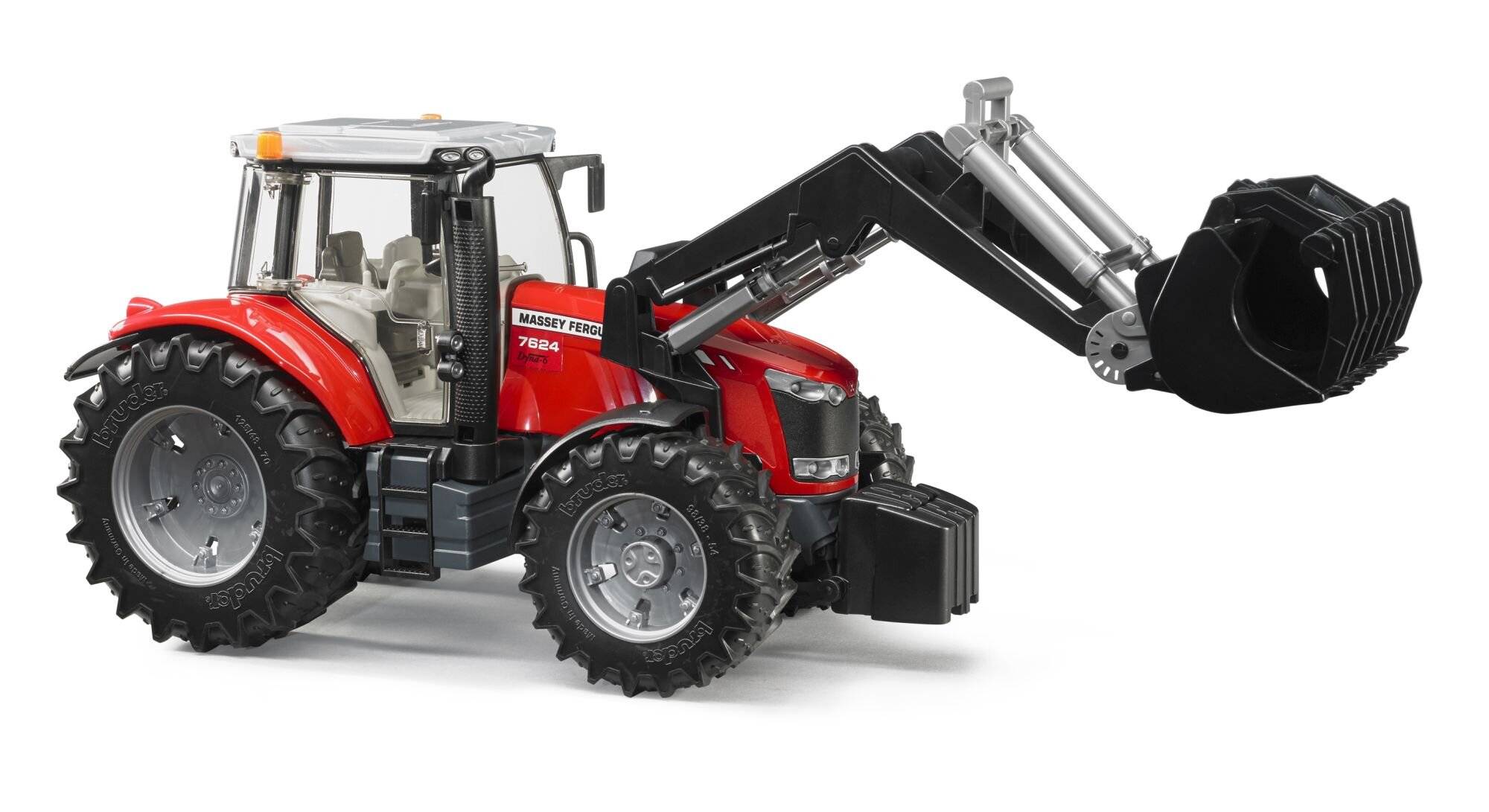 bruder Massey Ferguson 7624 mit Frontlader, Modellfahrzeug