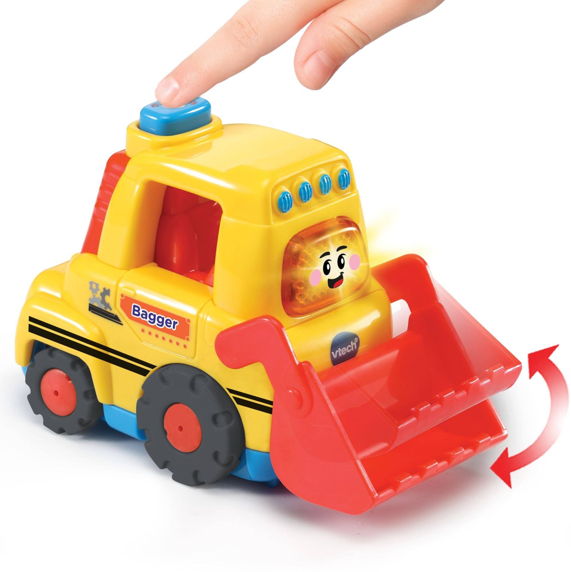 Tut Tut Baby Flitzer - Bagger (gelb/rot)