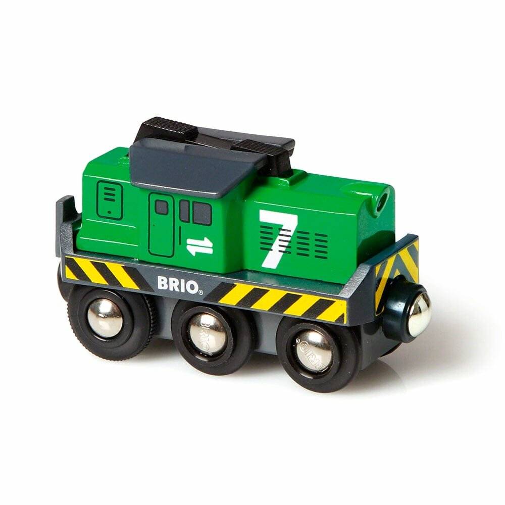 BRIO World Batterie-Frachtlok, Spielfahrzeug (grÃ ¼ n)