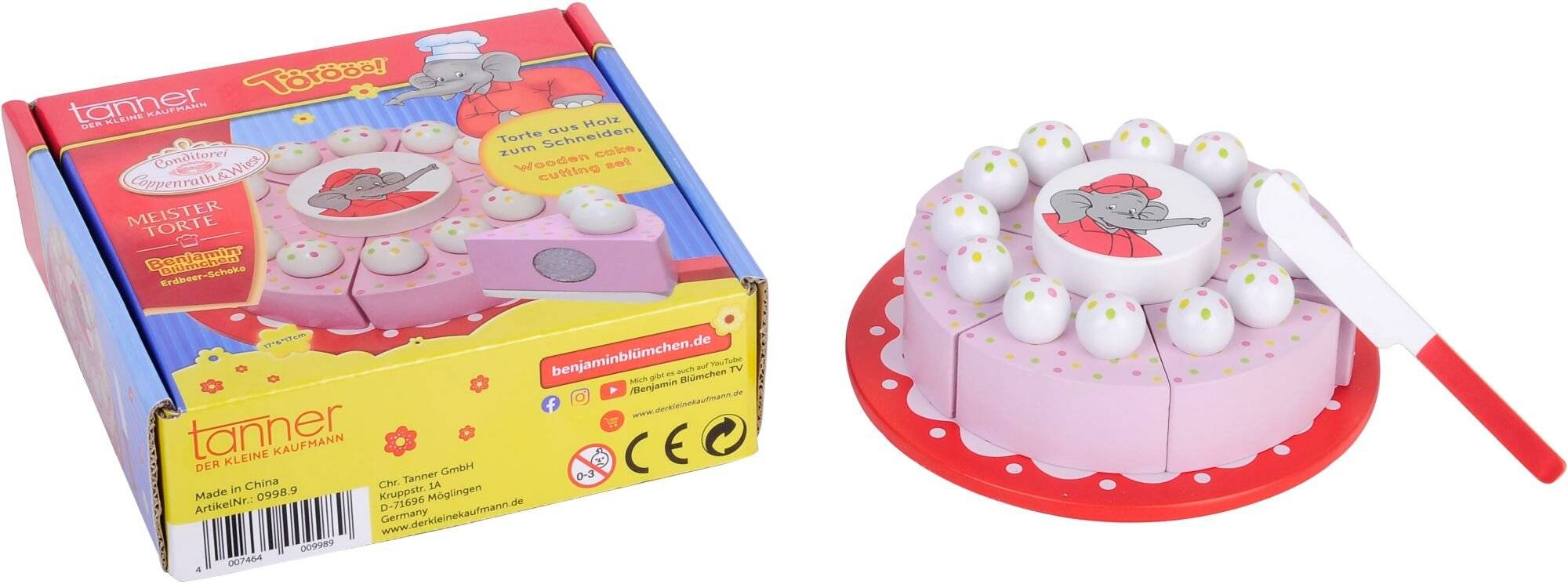 Benjamin Blümchen Torte zum Schneiden
